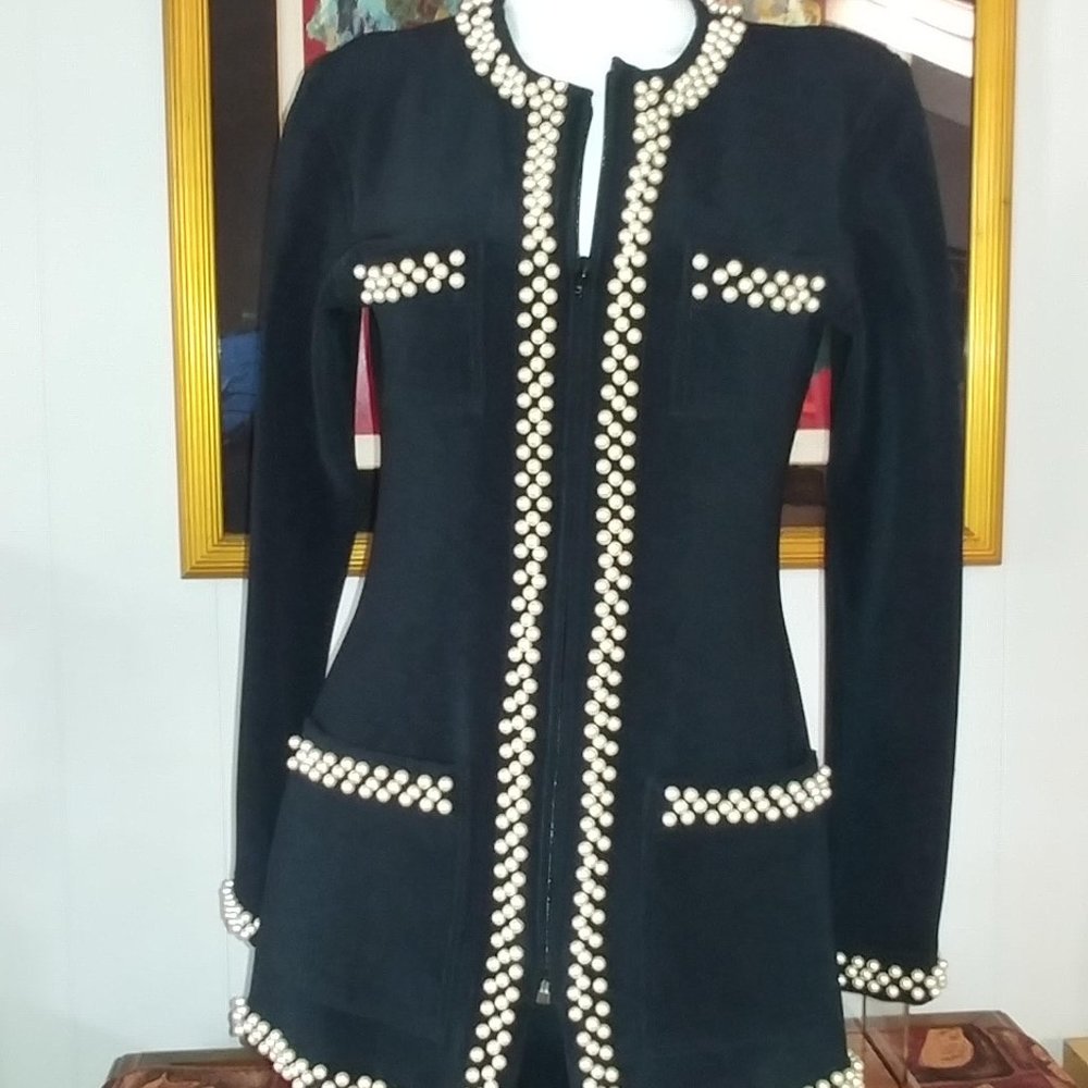 Tadashi Shoji Rare Vintage Jacket and Skirt SZ M